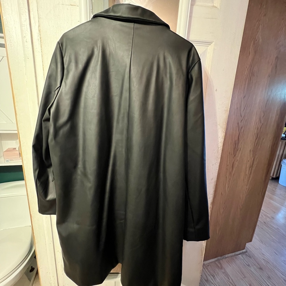 Fashion Nova Elegant Black Trench Coat - Picture 2 of 4